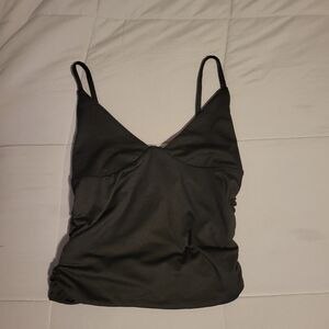 Shein cropped tank top size M (black)